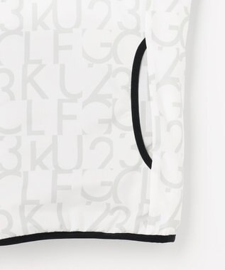 23区GOLF 【MEN】中綿リバーシブルベスト ライトグレー系