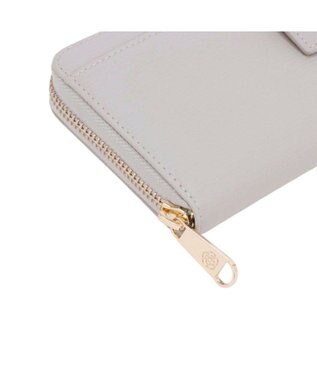 CLATHAS デフィ ラウンド長財布 ライトグレー