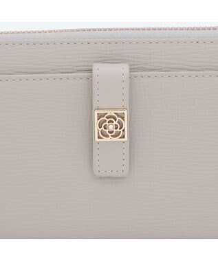 CLATHAS デフィ ラウンド長財布 ライトグレー