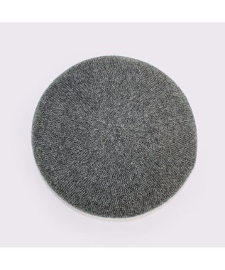 ATRENA 【日本製】カシミヤ混ベーシックベレー チャコールグレー