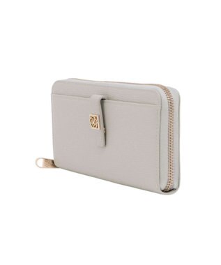 CLATHAS デフィ ラウンド長財布 ライトグレー