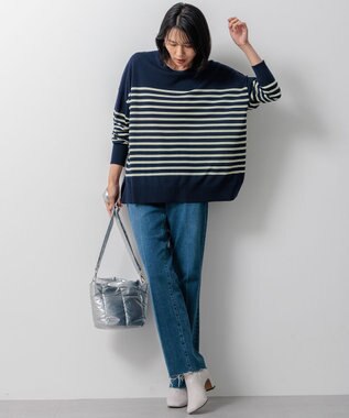 23区 【RED CARD TOKYO×23区】デニム フレアパンツ ミッドブルー