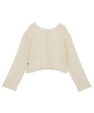 Green Parks ・ＳＵＧＡＲ　ＳＰＯＯＮ　２ｗａｙフラワーメッシュカーデ Ivory