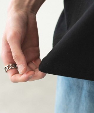 WEGO 【ユニセックス着用ITEM/MLサイズ展開/綿100%】スリーブレスコットンT ブラック