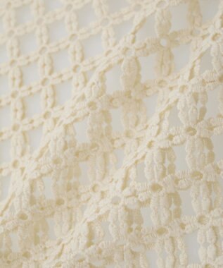 Green Parks ・ＳＵＧＡＲ　ＳＰＯＯＮ　２ｗａｙフラワーメッシュカーデ Ivory