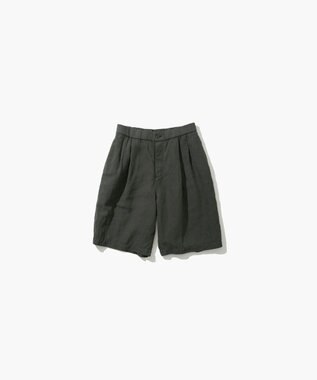 ATON COTTON LINEN VOILE | ツータックイージーショーツ - UNISEX