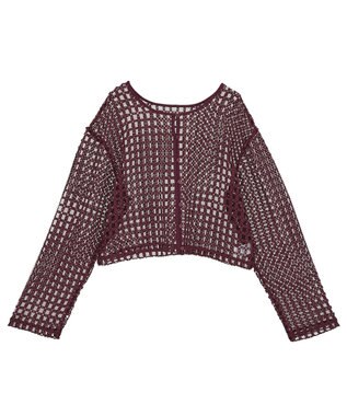 Green Parks ・ＳＵＧＡＲ　ＳＰＯＯＮ　２ｗａｙフラワーメッシュカーデ Bordeaux