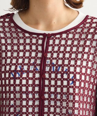 Green Parks ・ＳＵＧＡＲ　ＳＰＯＯＮ　２ｗａｙフラワーメッシュカーデ Bordeaux