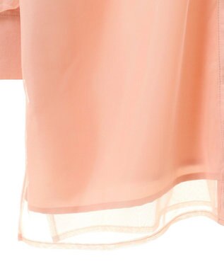 Green Parks ２Ｗａｙ　チュールドッキングシャツチュニック Pink