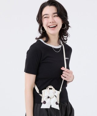 LeSportsac LG BOW MICRO BAG/ノワールポルカドットスナイデル ノワールポルカドットスナイデル
