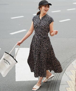 組曲 【加藤ローサさん着用】レタリングクロシェ トート アイボリー系