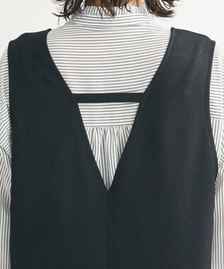 Green Parks 前後２ＷＡＹハーフＺＩＰジャンパースカート Black