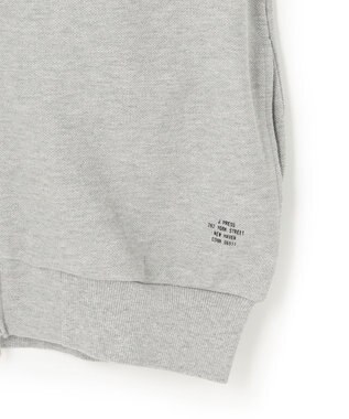J.PRESS MEN フルジップパーカー ライトグレー系
