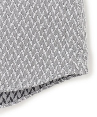 JOSEPH HOMME アロージャガードストレッチ　ウイングカラーシャツ ライトグレー系