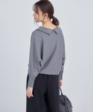 組曲 華奢見えフェミニット チャコールグレー系