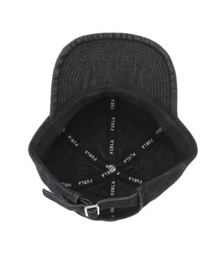 MOONBAT FURLA(フルラ)デニムキャップ  UVカット 帽子 ブラック