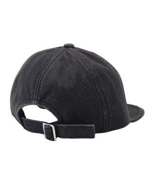 MOONBAT FURLA(フルラ)デニムキャップ  UVカット 帽子 ブラック