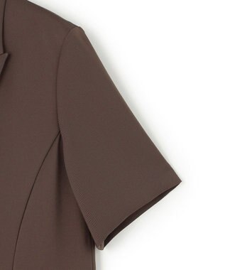 ICB L 【接触冷感・UVケア・吸水速乾・防シワ・洗える】 ドレープツイル オールインワン チョコレート系