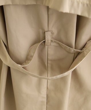 MOONBAT 【撥水】LIGNAGGIO ベルト付トレンチコート ベージュ