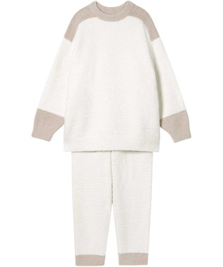  カラーブロッキング プルオーバー＆ロングパンツセット