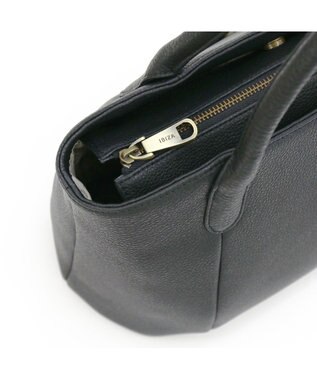 IBIZA 牛革　ハンドバッグ（ワイドサイズ） 黒