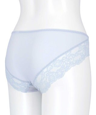 AMPHI ショーツ 【BRAGENIC ブラジェニック プラスタイプ】 BMI451とペア 吸汗速乾(後ろ身頃) アウターにひびきにくい(裾) PMI151 アンフィ／ワコール ブルー