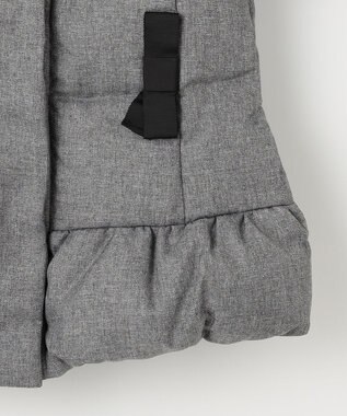 組曲 KIDS 【150-170cm】ウールライク ダウンコート ライトグレー系