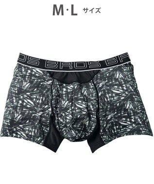 WACOAL MEN ボクサーパンツ 風が通ってムレ軽減。 ダブルエアスルータイプ 吸汗速乾 前閉じ GT3910 /ブロス バイ ワコールメン オリーブ