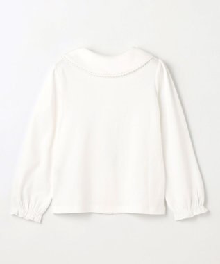 ANY KIDS 丸襟カットソーブラウス ホワイト