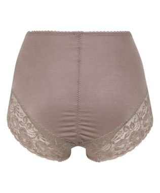 WACOAL 【美ショーツ】 はきこみ丈ふかめ おなか押さえ設計 オーガニックコットン混素材(本体) レディース PPG185 /ワコール ブラウン