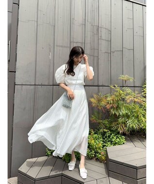 Green Parks AnriettMusee ショート丈ジャガードトップス Off White