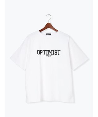 Te chichi シンプルロゴプリントBIGTシャツ《2026 SUMMER LOOK item》 オフホワイト