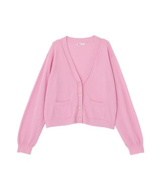 CRAFT STANDARD BOUTIQUE Ｖネックニットカーディガン Pink