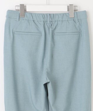 J.PRESS LADIES S 【洗える】ストレッチ テーパード パンツ スカイブルー系