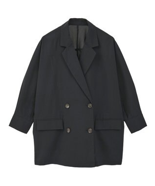 earth music&ecology シアードルマンジャケット Black