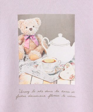 ANY KIDS 【春まで主役】フォトプリントトレーナー ラベンダー