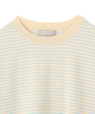 UNFILO MENS 【メンズノンノWEB掲載】スゴ機能美 ニット クルーネック ベージュボーダー