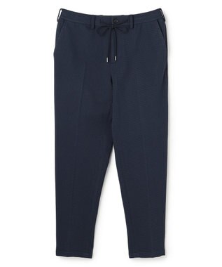 JOSEPH HOMME 【オリジナル素材 /ウエストゴム仕様】ライトタックジャージー  ドロスト付テーパードパンツ / PEGG CONVERTIBLE ネイビー系