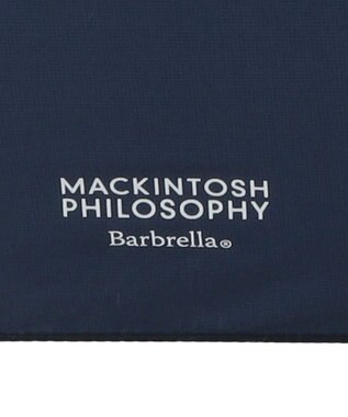 MOONBAT 【Begin12月号掲載/大きめ】マッキントッシュ フィロソフィー 折りたたみ傘 Barbrella 超軽量 約125g 無地 60cm ネイビーブルー