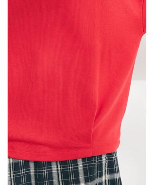 CRAFT STANDARD BOUTIQUE 裏毛リングドットカーディガン Red