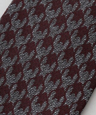 GOTAIRIKU 【Fermo Fossati】千鳥 ネクタイ ワイン系8