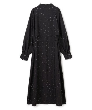 UNFILO L フライヨーク ワンピース ブラックドット