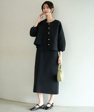 BEAUTY FORM KNIT スリーブレス ワンピース