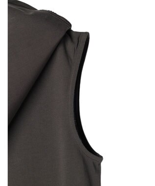 Green Parks オフショル風カットプルオーバー Gray