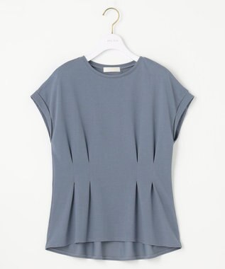 ANY SIS L 【UVケア・接触冷感】汗ジミ防止加工ペプラム カットソー ミントグレー