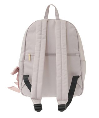 Maison de FLEUR 撥水加工ポケットリボンリュック Grayish Pink