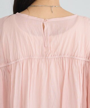 CRAFT STANDARD BOUTIQUE ヴィンテージボイルギャザーブラウス Light Pink