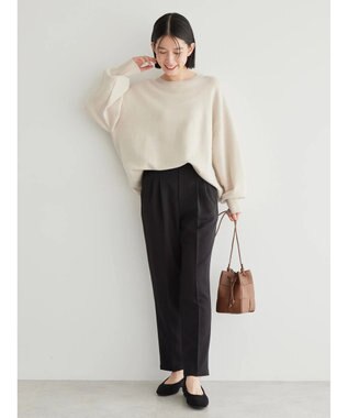 AMERICAN HOLIC バイパチ袖ボリュームニットプルオーバー　 Ivory