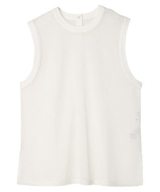 Green Parks メッシュベスト Ecru