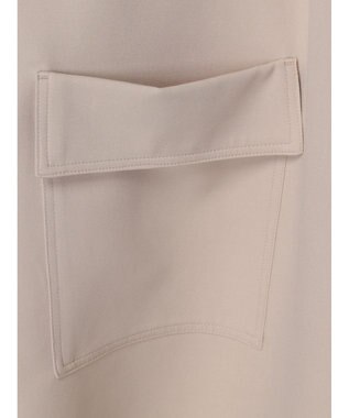 earth music&ecology ニュアンスビッグカラーコート Beige